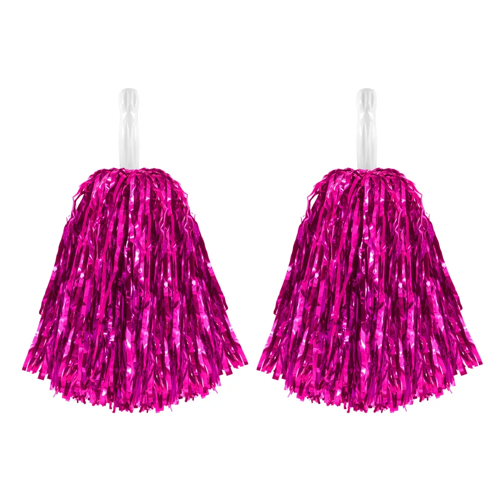 Pompones de animadora rosas, 2 uds.