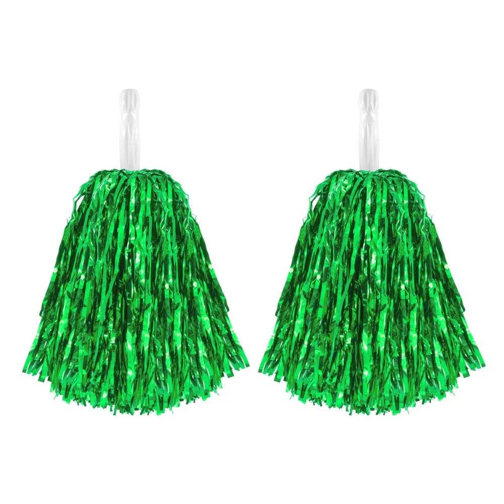 Pompones de animadora verdes, 2 uds.
