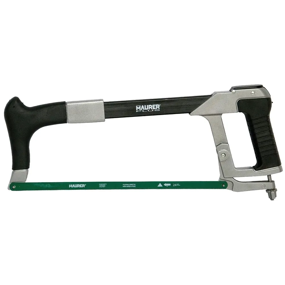 Profesional de Acero Rápido Arco Sierra Maurer Aluminio Doble Empuñadura Profesional