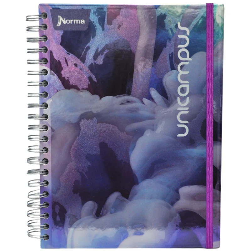 Profesional de Acero Rápido CUADERNO PROFESIONAL DOBLE ARGOLLA UNICAMPUS METALICO 160 HJ RAYA NORMA MNK