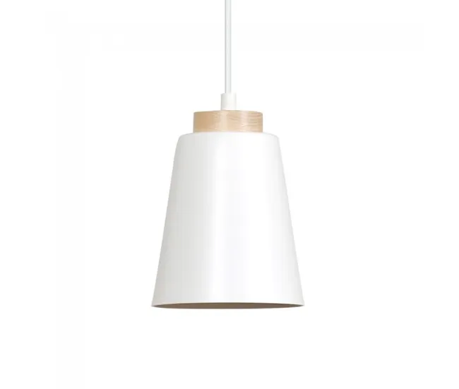 Regleta de techo Lasso Blanco (2 luces) Madera - Metálico Nórdico | Con Estuche Protector