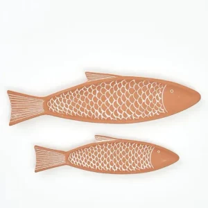 Set de 2 bandejas de cemento forma de pez M6 x 1.0 | Rosca Métrica