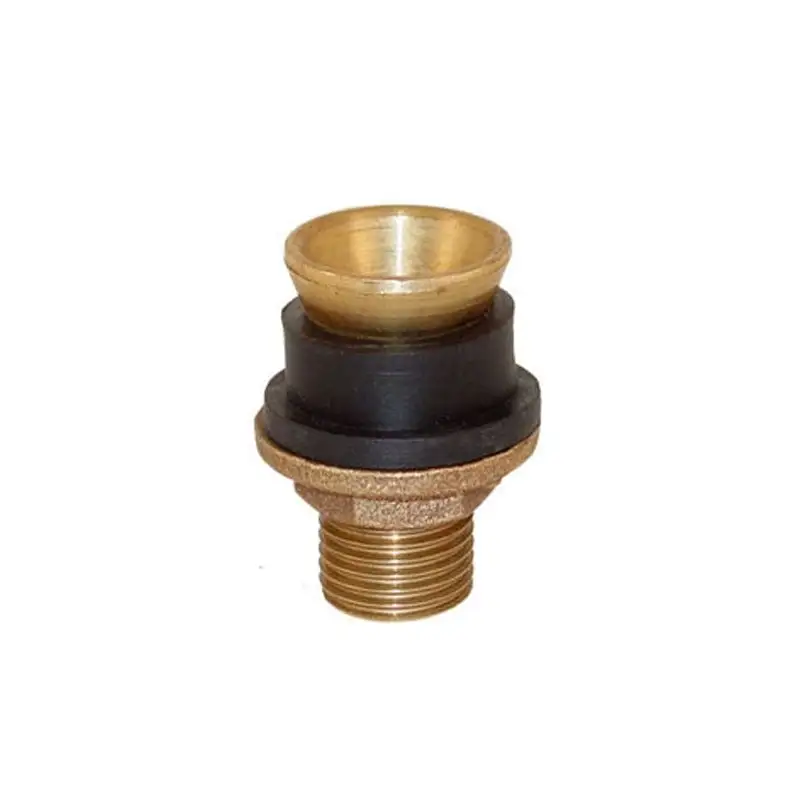 Spud de bronce con empaque para mingitorio de 2", 71 rugo (DIN 352)