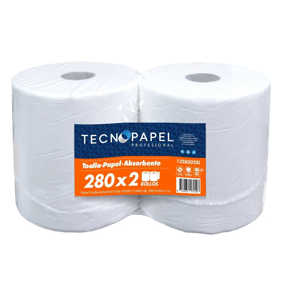 Toalla Papel Maxi 2 Rollos X 280 Mt