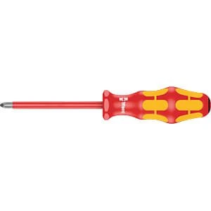 Wera Tools 05100016001 Kraftform Plus VDE 160i SBVDE Aislado Screwdriver Phillips Screws, 2 x 100 mm