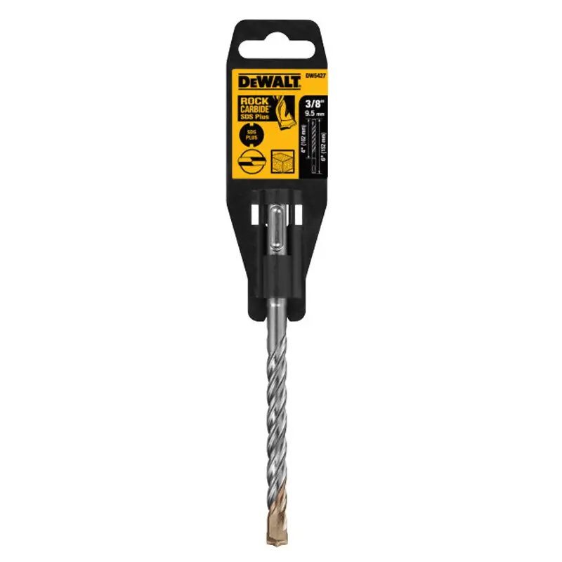 Broca sds plus rock de 3/8 x 6" dewalt dw5427 con Aceite Cortante