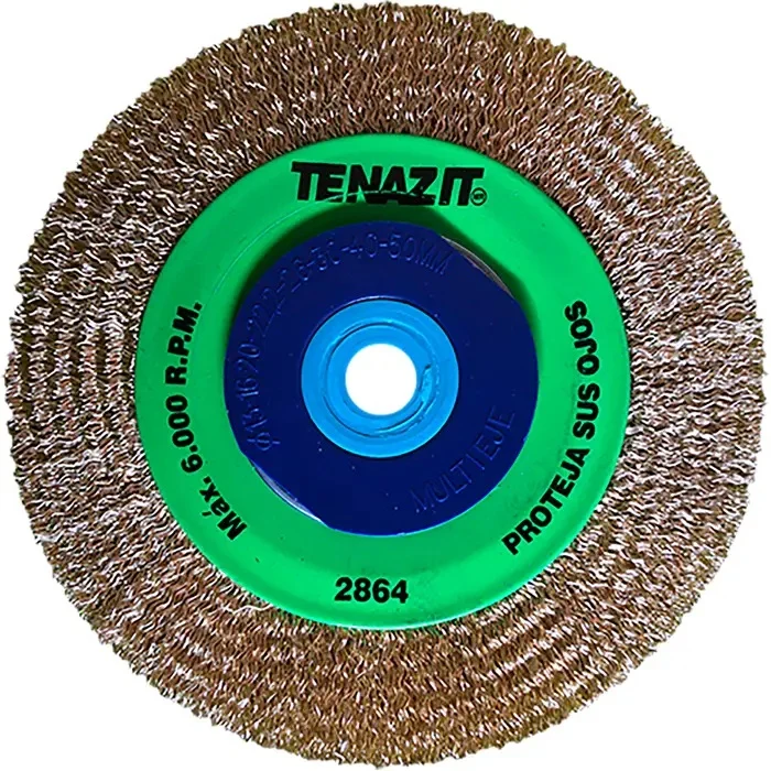 Cepillo Circular Ondulado de 6 x 0.012 x ME Tenazit 2864 M6 x 1.0 | Rosca Métrica