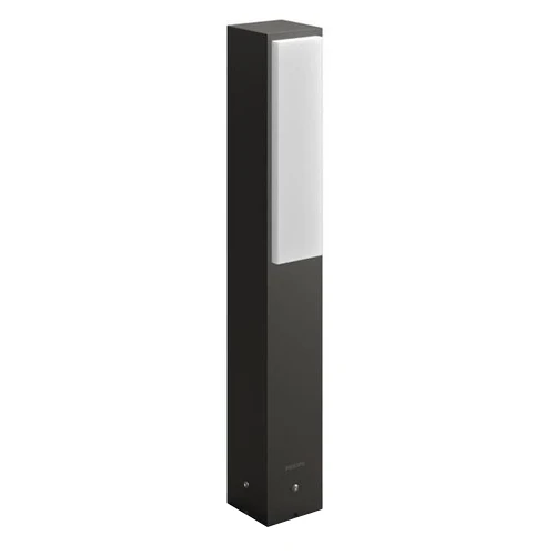 Farol aluminio gris negro exterior 6x42 cm LED 4,5W - PHFA0006