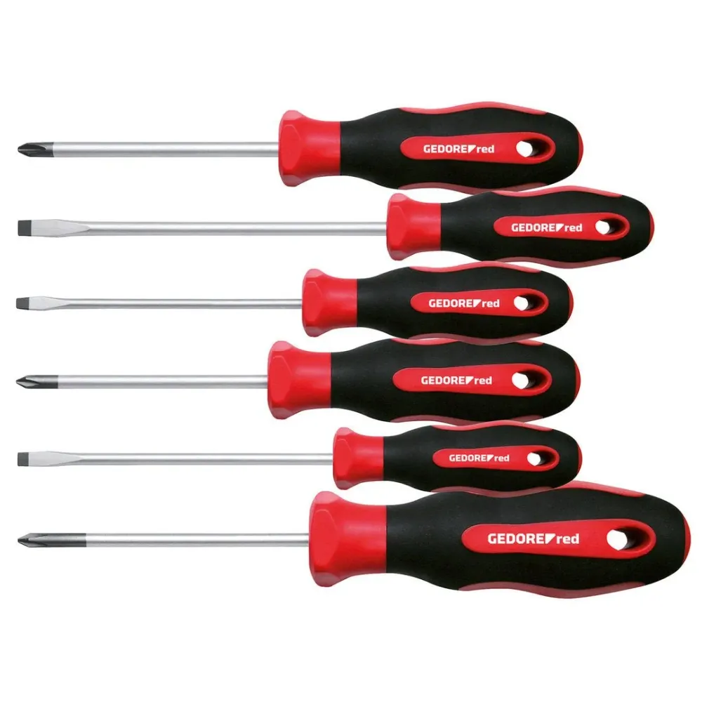 GEDORE red R38002006 - Set 6 PH + Flat screwdrivers (3301270)
