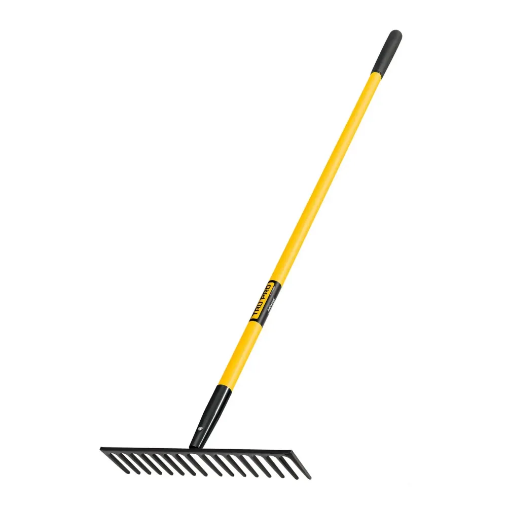 Juego de Machos Rastrillo reforzado, 16 dientes, mango 60' fibra de vidrio