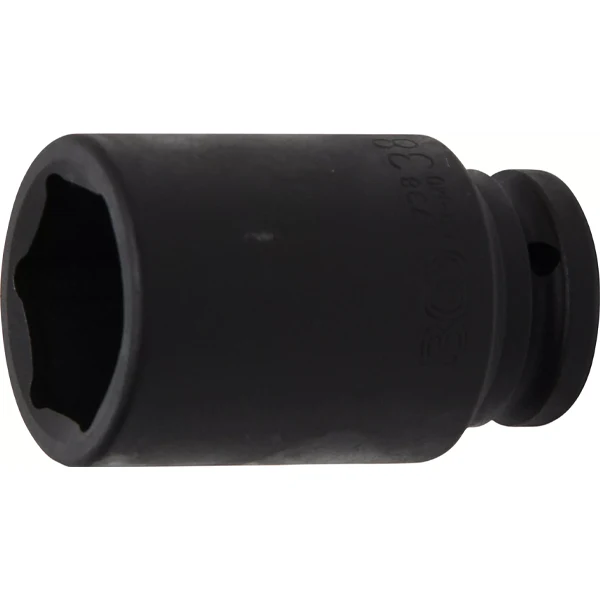 LLAVE DE VASO DE IMPACTO LARGA HEXAGONAL | 3/4" | 38 MM compatible con Portamachos Estándar