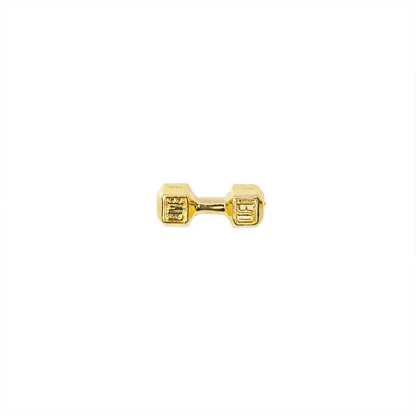 Separador Chapa Varios Mancuerna Hexagonal 6.5x18mm Dorado Deslumbrante con Tratamiento Antidesgaste
