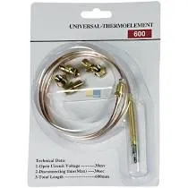 TERMOPAR UNIVERSAL CABEZA ROSCADA M9x1 L=600mm