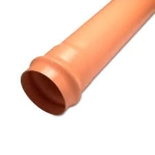 TUBO PVC ALCANTARILLADO ANARANJADO 110MM X 6 METROS " COMERCIAL " (DIN 352)