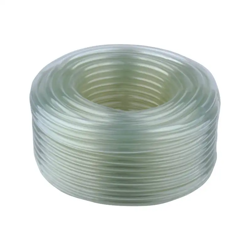 Macho de Acero al Cromo Rollo manguera plástico transparente 5/16" x 100 m