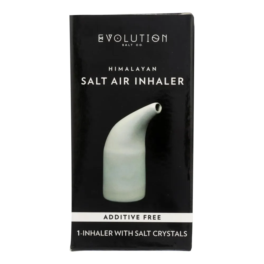 Inhalador de sal Evolution, de cerámica, con cristales de sal, 1 unidad Evolution Salt