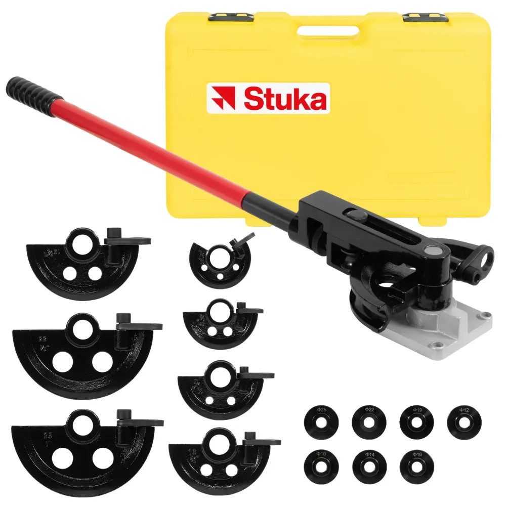Dobladora de tubos mecánico industrial stuka 3/8 1 pulgada para Talleres de Mecánica