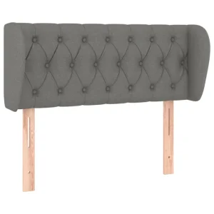 Macho de Alta Velocidad Cabecero de tela gris tenebroso 103x23x78/88 cm