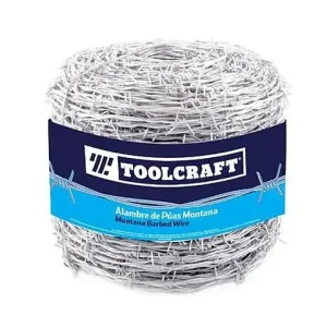 Toolcraft tc2495 alambre de puas montana 325m calibre 12.5