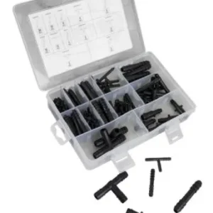 JBM 53910 ESTUCHE DE CONECTORES DE MANGUERA 113 PCS Conjunto de 3 Piezas