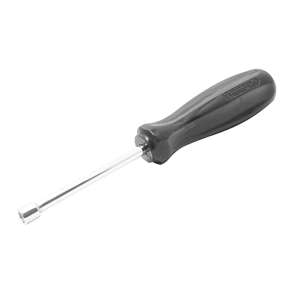 Mango de Aluminio Desarmador Mango Negro Barra Redonda Punta de Caja 3/16" x 3" Urrea 9206