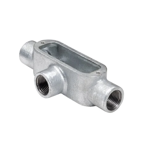 1-1/4" Type T Tibio Dip Galvanized Threaded Rigid Conduit Bodies T4MHDG (Pack 4)