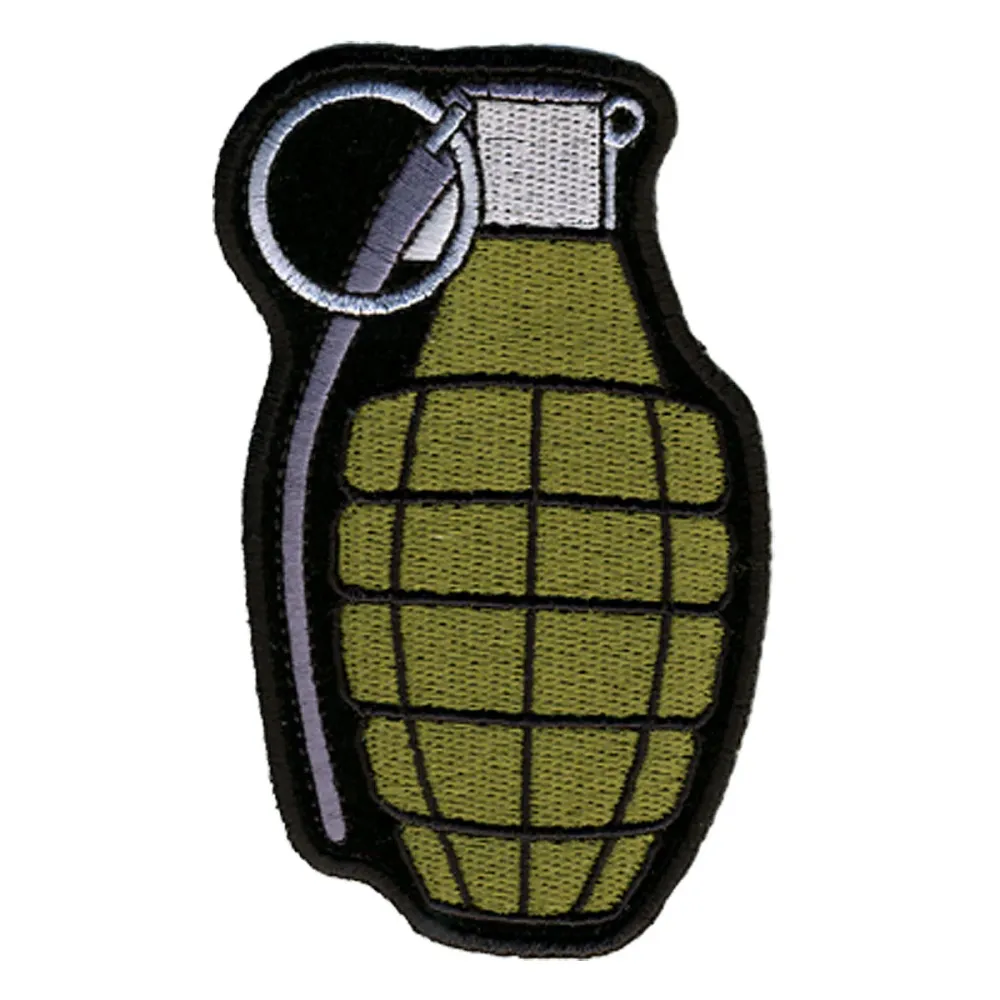 Tibio Leathers PPA4212 Hand Grenade 2" x 4" Patch
