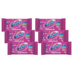 Vanish Jabon barra ropa color 6 x 75 gr