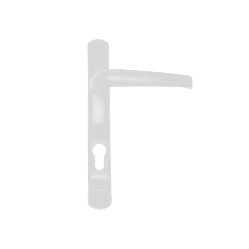 Tirador de Cajón de Aluminio Manivela blanca