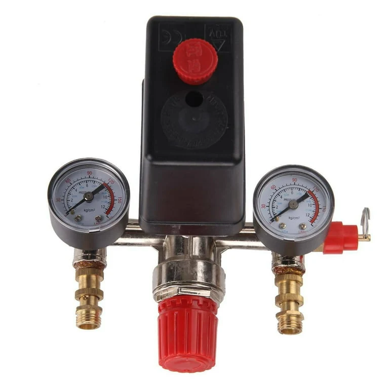 JUEGO MANOMETROS REFRIGERACION MANIFOLD PARA AIR COMPRESOR GRADO B - Rango 0-1000 ppm