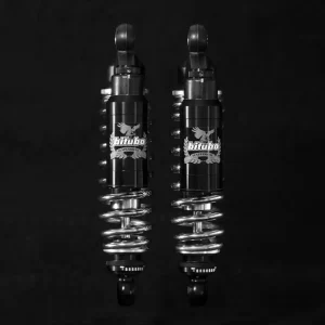 Mortiguadores Shotgun Bitubo WMT0 Edición Cromo 336 mm - Precarga, Extensión y Compresión
