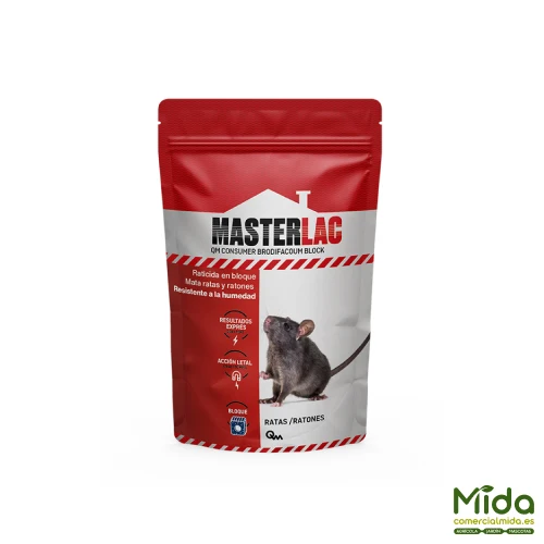 Tensiómetro Digital Quimunsa MASTERLAC RATICIDA Bloque DOYPACK 160g (Bodifacoum)