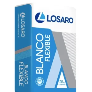 Pegamento mayolica blanco adaptable 25kg - LOSARO Resistente Productos Químicos