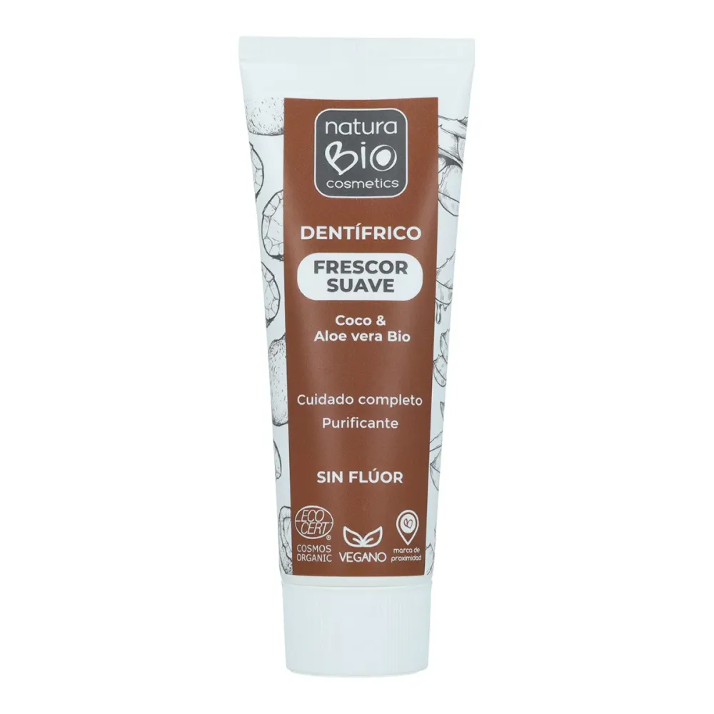 Dentífrico frescor tierno Aloe Vera y Coco Bio NaturaBio 75ml