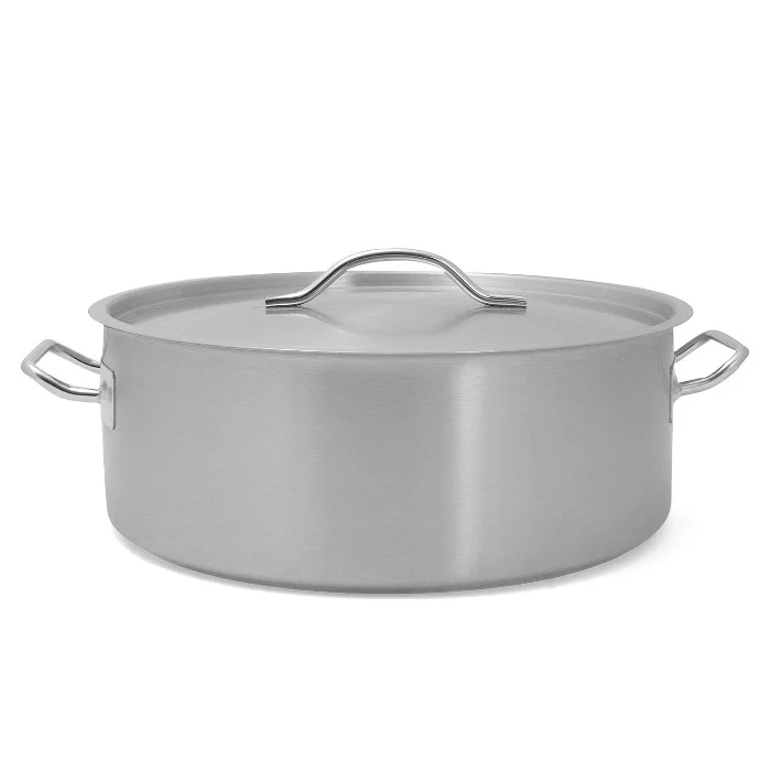 Budinera con Tapa 20 Lt Acero Inoxidable Puro 99.99%