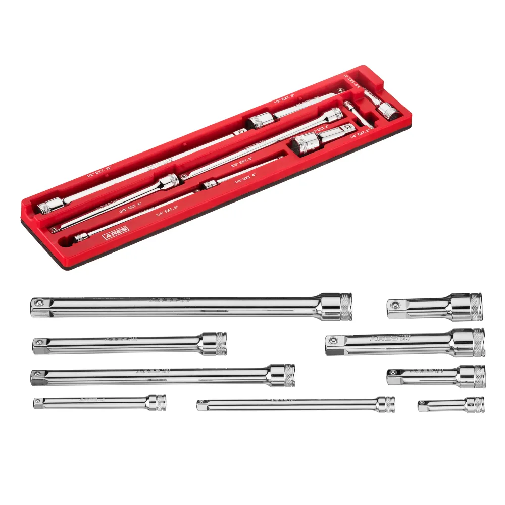 ARES 70753 - Juego de barras de extensión de 9 piezas
