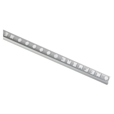 PERFIL MAYOLICA PVC ALUMINIO 8.5 mm x 2 mts.