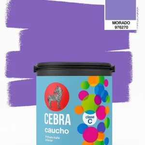 Pintura Caucho Morado Cebra Galon con Negro de Humo