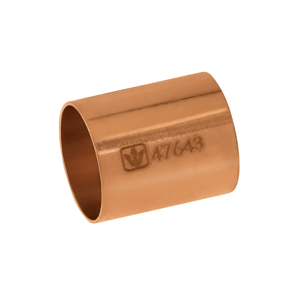 Cople de cobre 1/2", sin ranura, foset básico CC-201B
