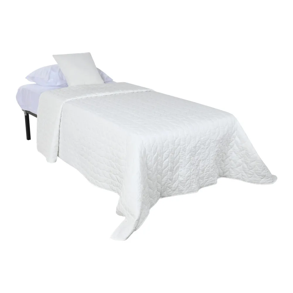 COLCHA POLIESTER 180X260 100 GR. BLANCO