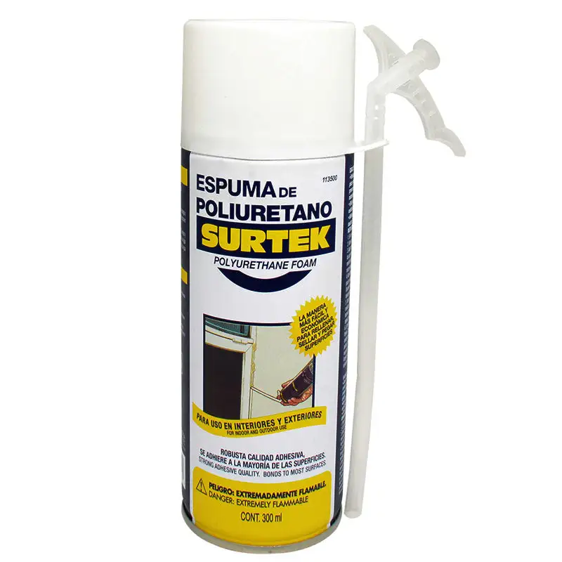 Alta Densidad Espuma de poliuretano uso industrial de 300 ml, 113500 surtek