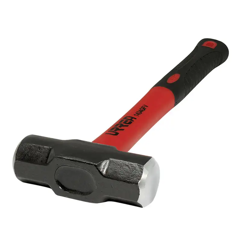 Laminado de Alta Resistencia Marro octagonal cabeza maquinada con mango de fibra de vidrio de 15 1/4", 3 lb, 1434gfv urrea