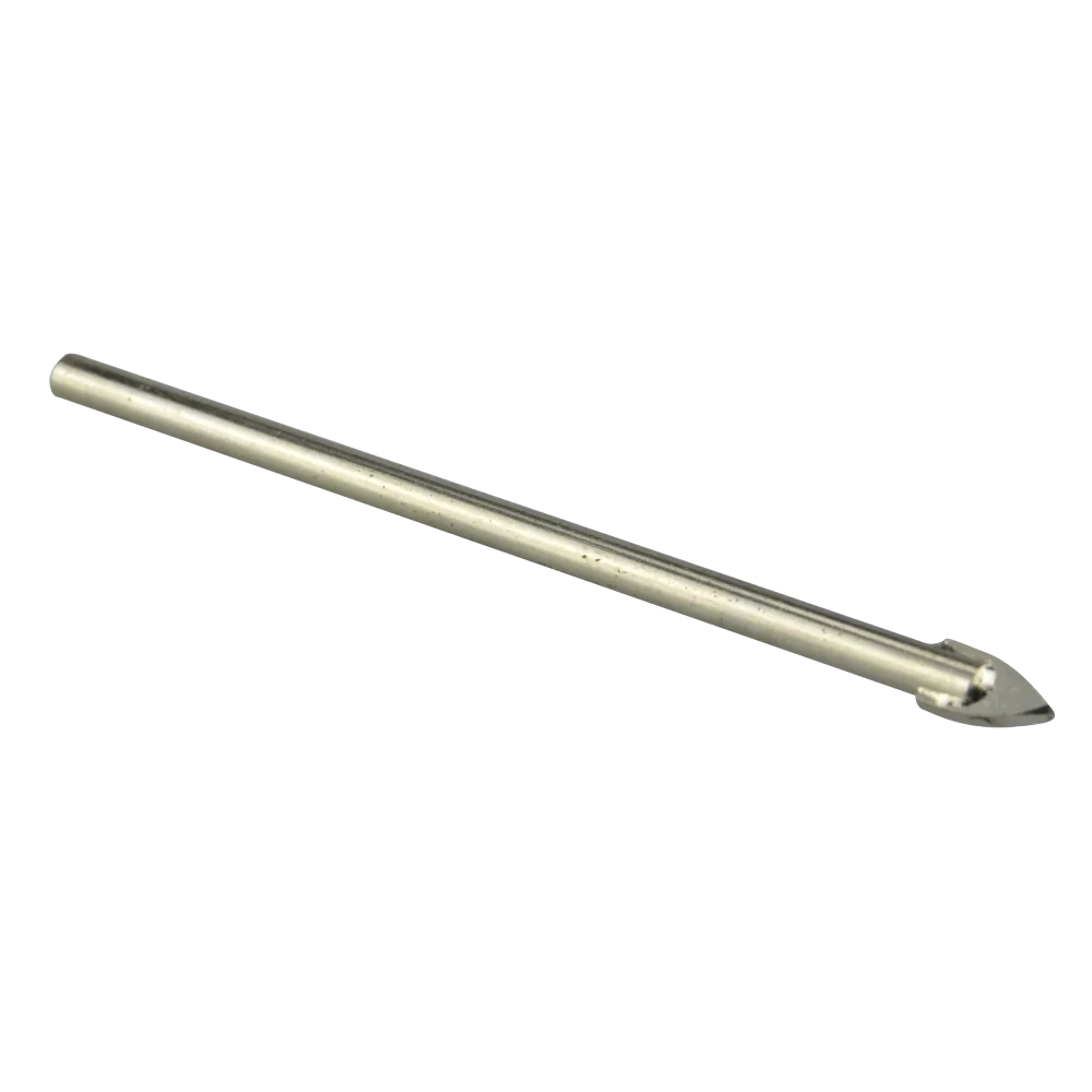 Broca para Vidriero 1/4” (6 mm) con Punta de Carburo de Tungsteno – Perfecto para Perforar Vidrio, Porcelana y Cerámica