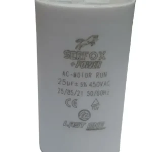 CAPACITOR MAQUINARIA 25UF - HY1 - 450 VAC con Memoria de Datos