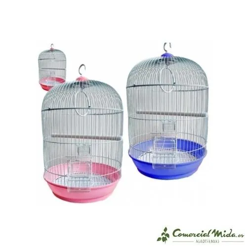 Jaula Aves Ornamentales Modelo Coruñ de Plástico Durable