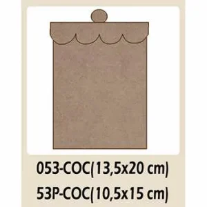Dayka COC-053 silueta galletero 15x10, 5cm