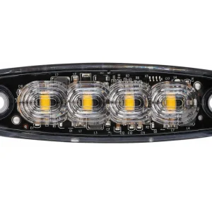 Conector de Alta Densidad Módulo LED Estroboscópico Ámbar 12-24V R65 Ultrafino 6,6mm Profesional