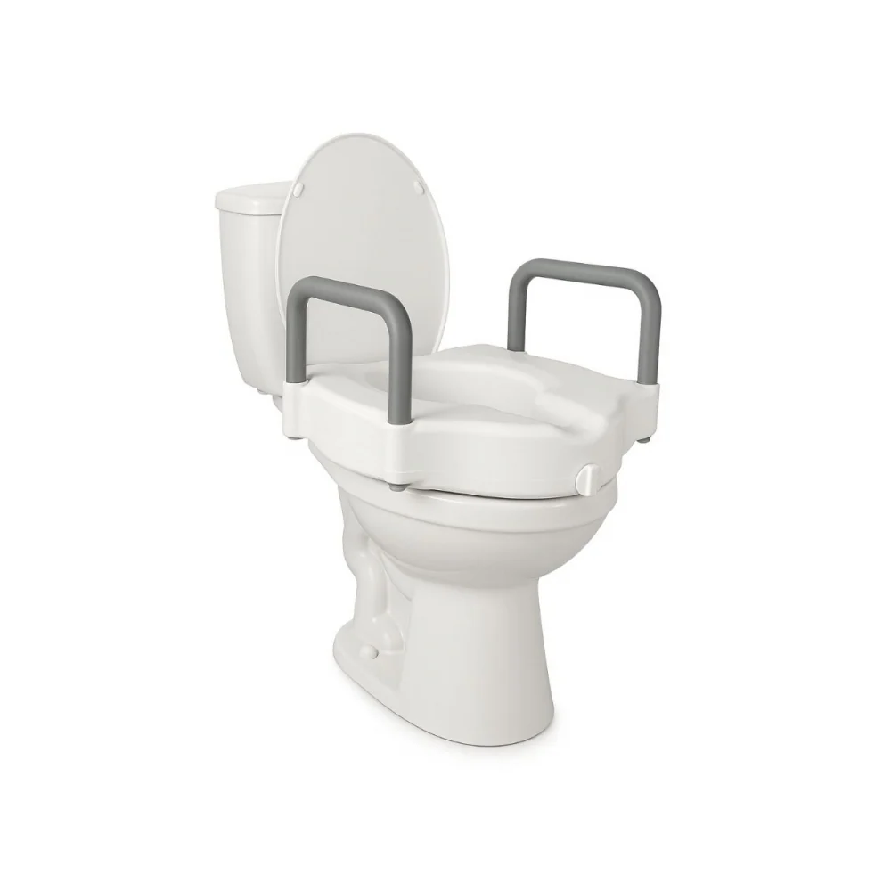 Elevador WC | PVC | Reposabrazos | 10 cm | Cibeles | Mobiclinic para Carga Pesada