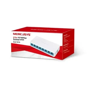 Mercusys switch veloz ethernet ms108, 8 puertos con Certificación UIAA