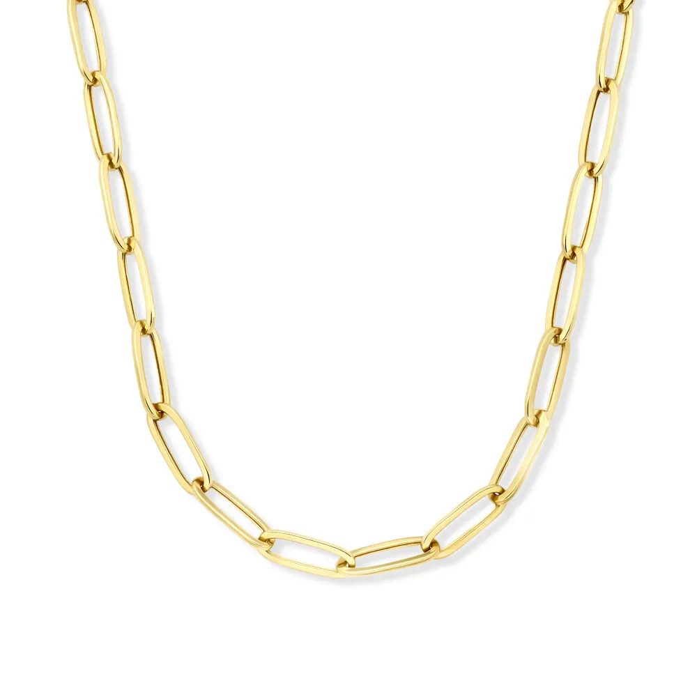 Collar de eslabones de oro de 14 quilates Aidee Odile